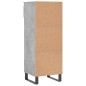 vidaXL Mueble zapatero madera contrachapada gris hormigón 40x36x105 cm vidaXL Mueble zapatero madera contrachapada gris hormigón 40x36x105 cm
