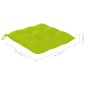 vidaXL Set de comedor de jardín plegable 5 piezas con cojines bambú vidaXL Set de comedor de jardín plegable 5 piezas con cojines bambú