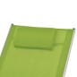 vidaXL Silla mecedora de jardín de textilene verde vidaXL Silla mecedora de jardín de textilene verde