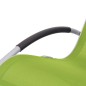 vidaXL Silla mecedora de jardín de textilene verde vidaXL Silla mecedora de jardín de textilene verde