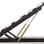 vidaXL Cama canapé hidráulica con LED cuero sintético blanco 90x200 cm vidaXL Cama canapé hidráulica con LED cuero sintético blanco 90x200 cm