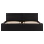 vidaXL Cama canapé hidráulica con LED cuero sintético negra 160x200 cm vidaXL Cama canapé hidráulica con LED cuero sintético negra 160x200 cm
