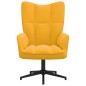 vidaXL Sillón de relax de terciopelo amarillo mostaza vidaXL Sillón de relax de terciopelo amarillo mostaza