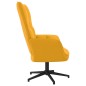 vidaXL Sillón de relax de terciopelo amarillo mostaza vidaXL Sillón de relax de terciopelo amarillo mostaza