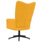 vidaXL Sillón de relax de terciopelo amarillo mostaza vidaXL Sillón de relax de terciopelo amarillo mostaza