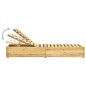 vidaXL Tumbona de jardín con mesa y cojín de madera de pino impregnada vidaXL Tumbona de jardín con mesa y cojín de madera de pino impregnada