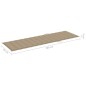 vidaXL Tumbona de jardín con mesa y cojín de madera de pino impregnada vidaXL Tumbona de jardín con mesa y cojín de madera de pino impregnada