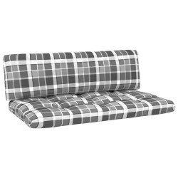 vidaXL Otomana de jardín de palets madera de pino impregnada gris