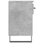 vidaXL Mueble zapatero madera contrachapada gris hormigón 102x36x60 cm vidaXL Mueble zapatero madera contrachapada gris hormigón 102x36x60 cm