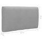 vidaXL Muebles de palets 4 pzas y cojines madera pino impregnada gris vidaXL Muebles de palets 4 pzas y cojines madera pino impregnada gris