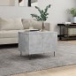 vidaXL Mesa de centro madera contrachapada gris hormigón 60x44,5x45 cm vidaXL Mesa de centro madera contrachapada gris hormigón 60x44,5x45 cm
