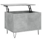 vidaXL Mesa de centro madera contrachapada gris hormigón 60x44,5x45 cm vidaXL Mesa de centro madera contrachapada gris hormigón 60x44,5x45 cm