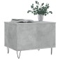 vidaXL Mesa de centro madera contrachapada gris hormigón 60x44,5x45 cm vidaXL Mesa de centro madera contrachapada gris hormigón 60x44,5x45 cm