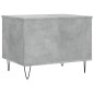 vidaXL Mesa de centro madera contrachapada gris hormigón 60x44,5x45 cm vidaXL Mesa de centro madera contrachapada gris hormigón 60x44,5x45 cm