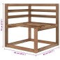vidaXL Set de muebles de jardín 6 pzs madera impregnada cojines rojos vidaXL Set de muebles de jardín 6 pzs madera impregnada cojines rojos
