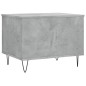 vidaXL Mesa de centro madera contrachapada gris hormigón 60x44,5x45 cm vidaXL Mesa de centro madera contrachapada gris hormigón 60x44,5x45 cm