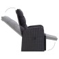 vidaXL Juego de comedor de jardín 7 piezas negro vidaXL Juego de comedor de jardín 7 piezas negro