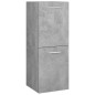 vidaXL Juego de muebles de baño madera de ingeniería gris hormigón vidaXL Juego de muebles de baño madera de ingeniería gris hormigón