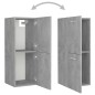 vidaXL Juego de muebles de baño madera de ingeniería gris hormigón vidaXL Juego de muebles de baño madera de ingeniería gris hormigón