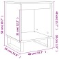 vidaXL Mesitas noche 2 uds madera ingeniería marrón roble 40x35x50 cm vidaXL Mesitas noche 2 uds madera ingeniería marrón roble 40x35x50 cm