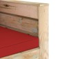 vidaXL Muebles de jardín 2 piezas con cojines madera impregnada verde vidaXL Muebles de jardín 2 piezas con cojines madera impregnada verde