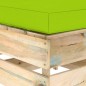 vidaXL Muebles de jardín 5 piezas con cojines madera impregnada verde vidaXL Muebles de jardín 5 piezas con cojines madera impregnada verde