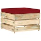 vidaXL Muebles de jardín 6 piezas con cojines madera impregnada verde vidaXL Muebles de jardín 6 piezas con cojines madera impregnada verde
