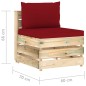 vidaXL Muebles de jardín 6 piezas con cojines madera impregnada verde vidaXL Muebles de jardín 6 piezas con cojines madera impregnada verde