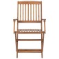 vidaXL Sillas de jardín plegables 8 uds y cojines madera maciza acacia vidaXL Sillas de jardín plegables 8 uds y cojines madera maciza acacia