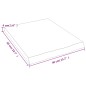 vidaXL Encimera baño madera maciza tratada marrón claro 40x50x(2-4) cm vidaXL Encimera baño madera maciza tratada marrón claro 40x50x(2-4) cm