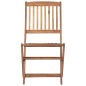 vidaXL Sillas de jardín plegables 8 uds y cojines madera maciza acacia vidaXL Sillas de jardín plegables 8 uds y cojines madera maciza acacia