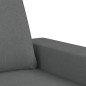 vidaXL Sillón con taburete tela gris oscuro 60 cm vidaXL Sillón con taburete tela gris oscuro 60 cm