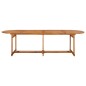 vidaXL Set de comedor de jardín 13 piezas madera maciza de acacia vidaXL Set de comedor de jardín 13 piezas madera maciza de acacia