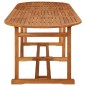 vidaXL Set de comedor de jardín 13 piezas madera maciza de acacia vidaXL Set de comedor de jardín 13 piezas madera maciza de acacia