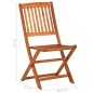 vidaXL Set de comedor de jardín 13 piezas madera maciza de acacia vidaXL Set de comedor de jardín 13 piezas madera maciza de acacia