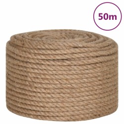 vidaXL Cuerda de yute 50 m de longitud y 12 mm de grosor