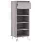 vidaXL Mueble zapatero madera contrachapada gris Sonoma 40x36x105 cm vidaXL Mueble zapatero madera contrachapada gris Sonoma 40x36x105 cm