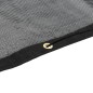 vidaXL Red para remolque HDPE negro 2x3 m