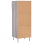 vidaXL Mueble zapatero madera contrachapada gris Sonoma 40x36x105 cm vidaXL Mueble zapatero madera contrachapada gris Sonoma 40x36x105 cm