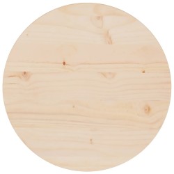 vidaXL Superficie de mesa madera maciza de pino Ø40x2,5 cm
