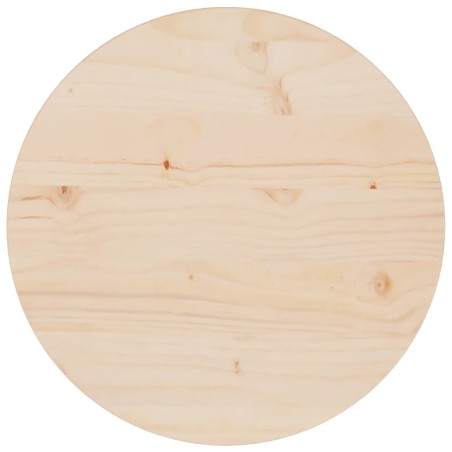 vidaXL Superficie de mesa madera maciza de pino Ø40x2,5 cm