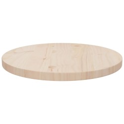 vidaXL Superficie de mesa madera maciza de pino Ø40x2,5 cm