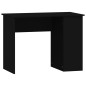 vidaXL Escritorio de madera contrachapada negro 100x55x75 cm vidaXL Escritorio de madera contrachapada negro 100x55x75 cm
