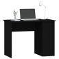 vidaXL Escritorio de madera contrachapada negro 100x55x75 cm vidaXL Escritorio de madera contrachapada negro 100x55x75 cm