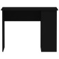 vidaXL Escritorio de madera contrachapada negro 100x55x75 cm vidaXL Escritorio de madera contrachapada negro 100x55x75 cm