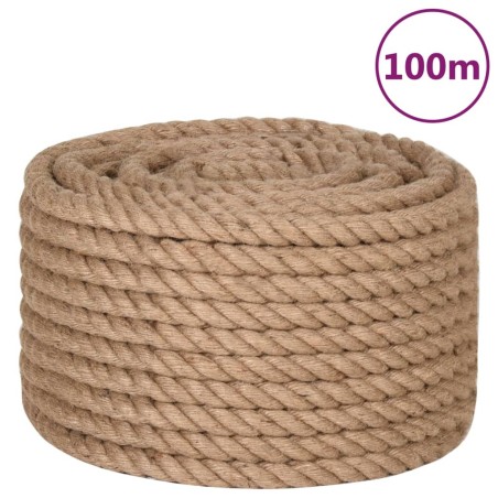 vidaXL Cuerda de yute 100 m de longitud y 16 mm de grosor