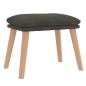vidaXL Sillón de relax con taburete terciopelo gris oscuro vidaXL Sillón de relax con taburete terciopelo gris oscuro