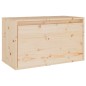 vidaXL Muebles para TV 7 piezas madera maciza de pino