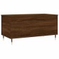 vidaXL Mesa de centro madera contrachapada roble marrón 90x44,5x45 cm