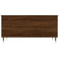 vidaXL Mesa de centro madera contrachapada roble marrón 90x44,5x45 cm
